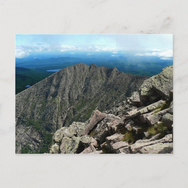 Carte Postale Bordure de couteau, Katahdin, Maine (Devant)
