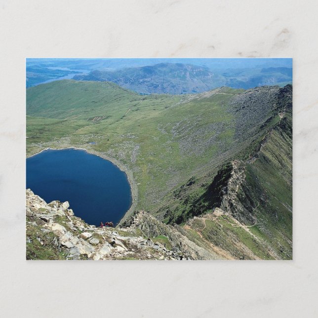 Carte Postale Bordure de dénivellement de Helvellyn, Lake Distri (Devant)