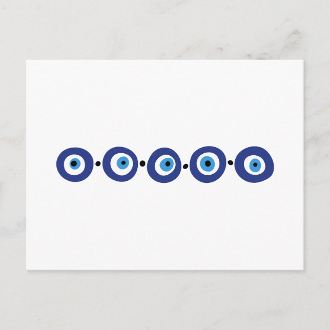 Carte Postale Bordure des yeux (Devant)