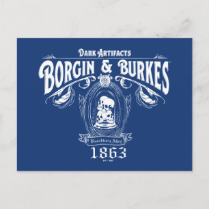 Carte Postale BORGIN & BURKES™ Artefacts foncés Magasin graphiqu