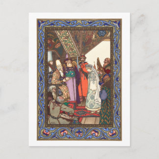 Carte Postale Boris Zvorykin - La neigée