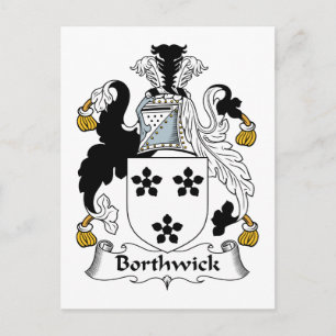 Carte Postale Borthwick Family Crest