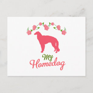 Carte Postale Borzoi