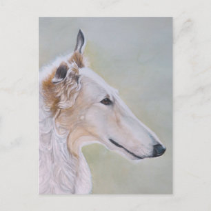 Carte postale "Borzoi" Dog Art