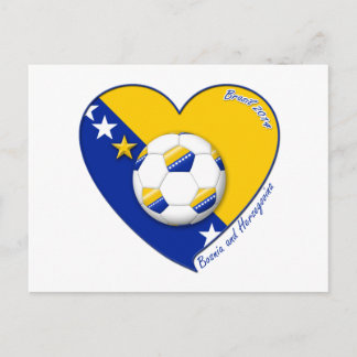 Carte Postale Bosnian Soccer National Team Football BOSNIE »