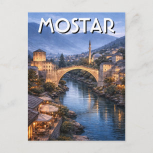 Carte Postale Bosnie-Herzégovine Mostar Voyage