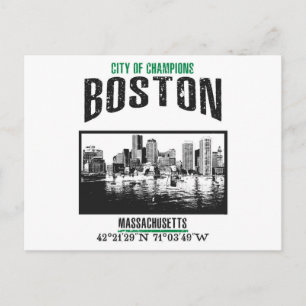 Carte Postale Boston