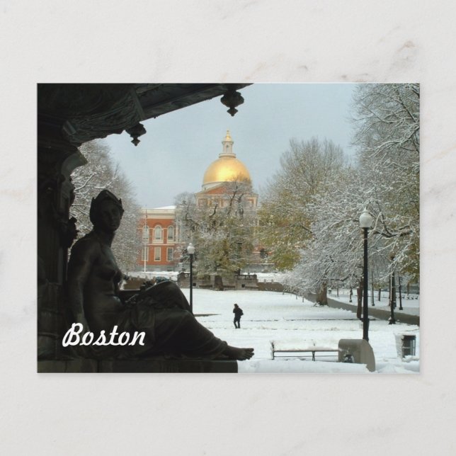 Carte Postale Boston Common (Devant)