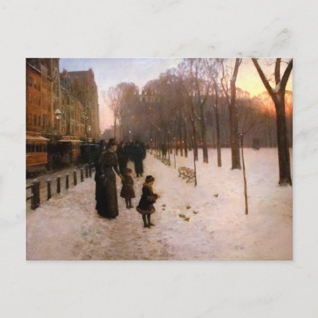 Carte Postale Boston Common à Twilight (Devant)