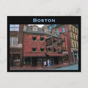 Carte postale Boston historique
