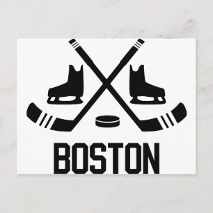 Carte Postale Boston Hockey