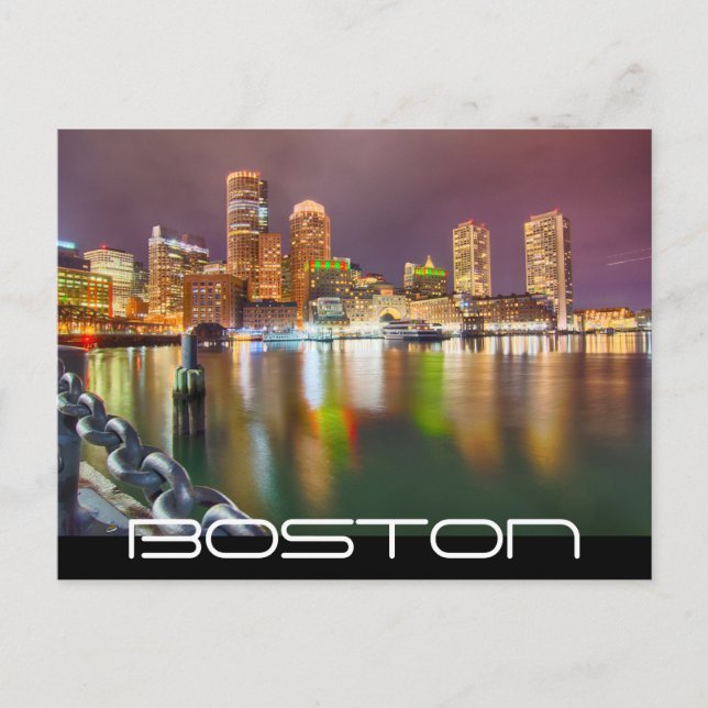 CARTE POSTALE BOSTON MA (Devant)