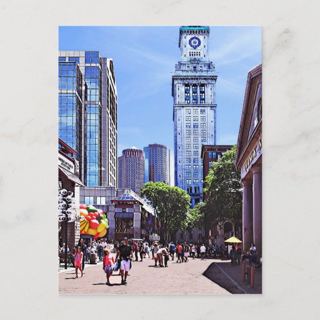 Carte Postale Boston MA - Quincy Market (Devant)