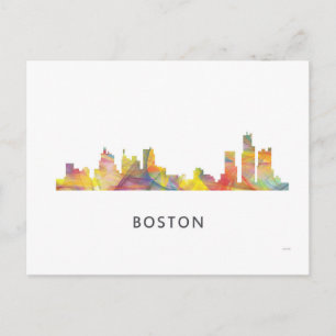 CARTE POSTALE BOSTON MASS. SKYLINE WB1-