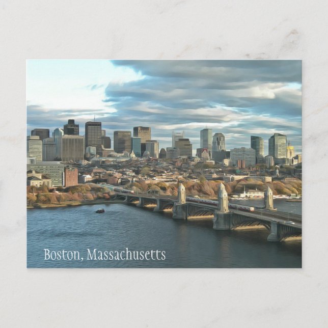 Carte postale Boston, Massachusetts (Devant)