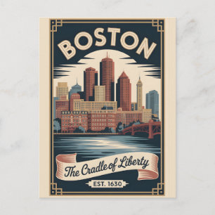 Carte Postale Boston Massachusetts Antique Berceau de la Liberté