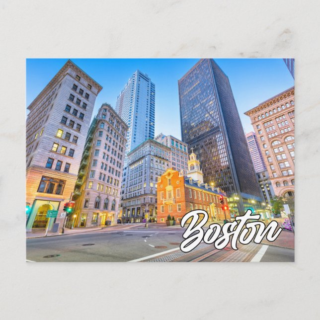 Carte Postale Boston, Massachusetts, États-Unis (Devant)