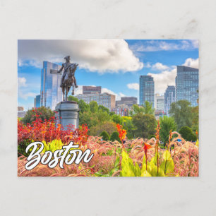 Carte Postale Boston, Massachusetts, États-Unis