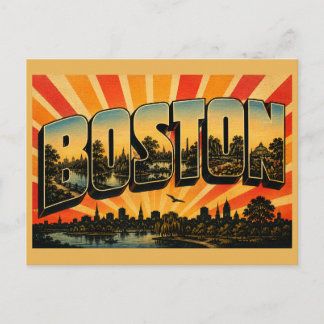 Carte Postale Boston Massachusetts Jardins de rivière Parcs Art
