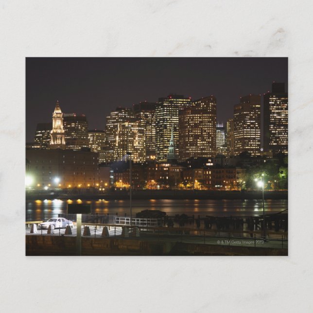 Carte Postale Boston, Massachusetts skyline 6 (Devant)