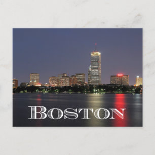 Carte Postale Boston Massachusetts Skyline - USA