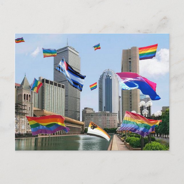 Carte Postale Boston Pride (Devant)