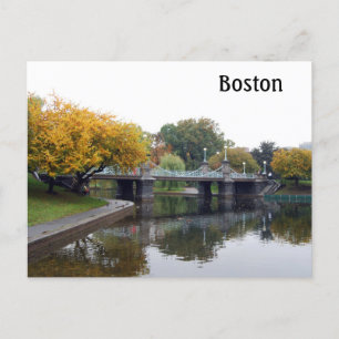 Carte Postale Boston Public Gardens