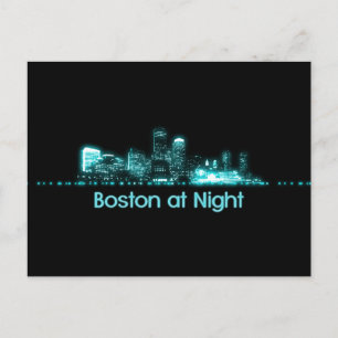 Carte Postale Boston Skyline