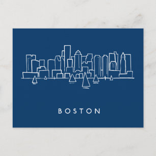 Carte Postale Boston Skyline