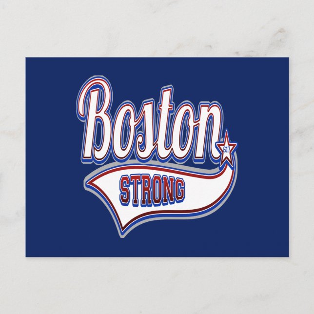 Carte Postale Boston Strong (Devant)