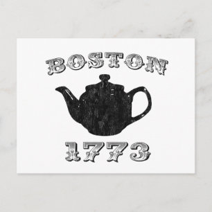 Carte Postale boston tea party