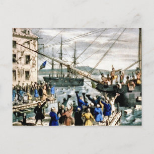 Carte postale Boston Tea Party Vintage