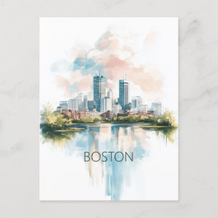 Carte Postale Boston USA