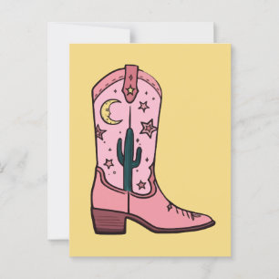 Carte Postale Bottes de fille
