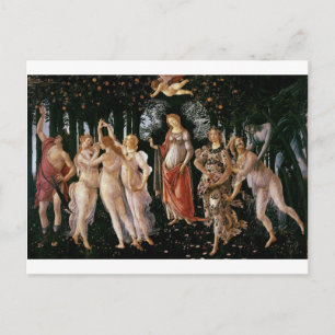 Carte Postale Botticelli-primavera