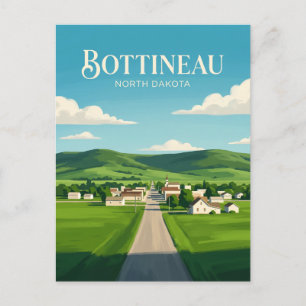 Carte Postale Bottineau États-Unis