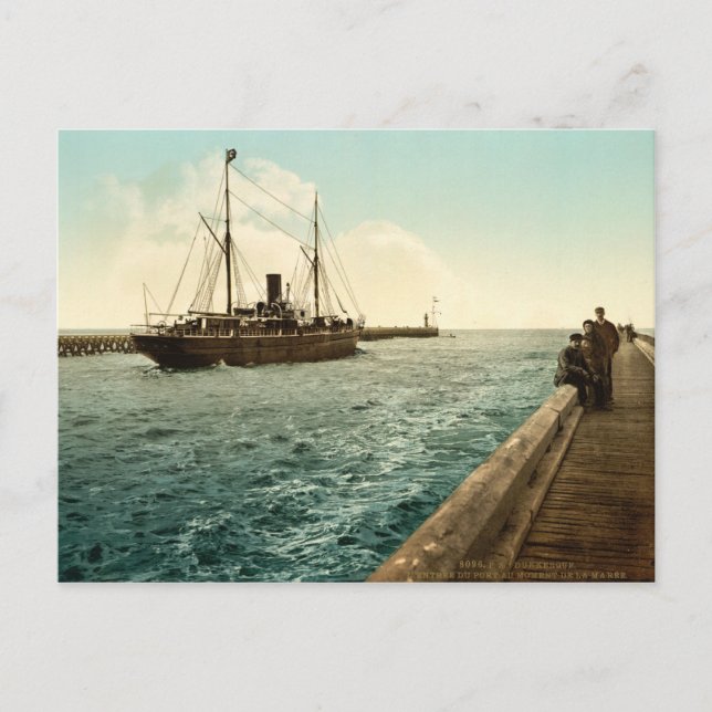 Carte Postale Bouche du port, Dunkerque, France (Devant)