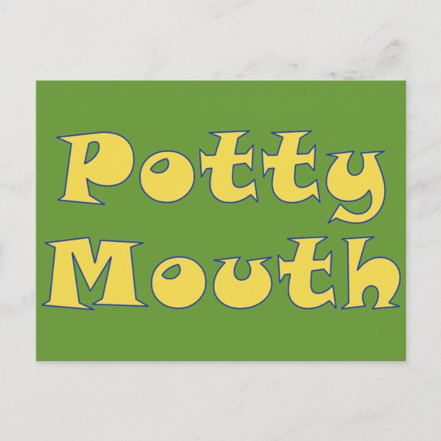 Carte Postale Bouche putty (Devant)
