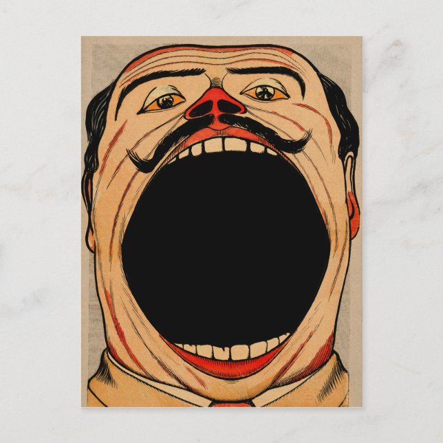 Carte Postale Bouche vintage (Devant)