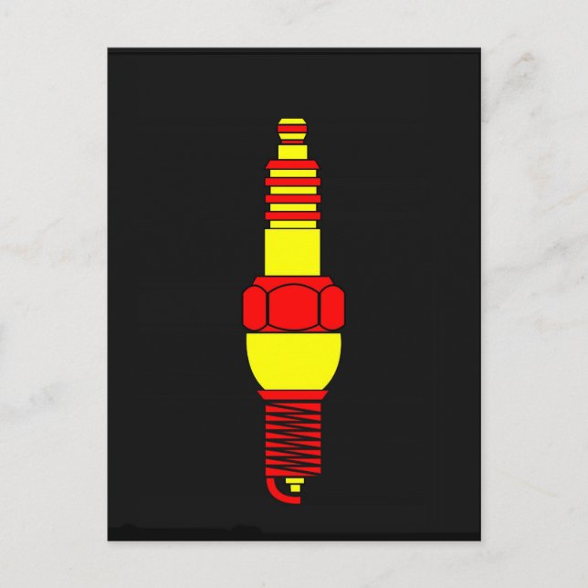 Carte Postale Bouchon d'allumage (Devant)