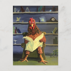 CARTE POSTALE BOUCLE À POULET NE PERTURBE PAS