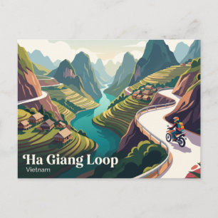 Carte Postale Boucle de Ha Giang au Vietnam
