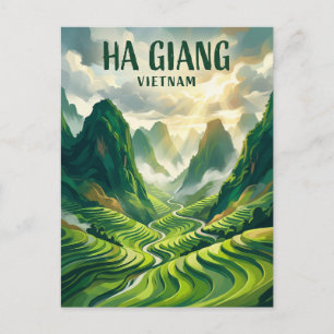 Carte Postale Boucle de Ha Giang Vietnam