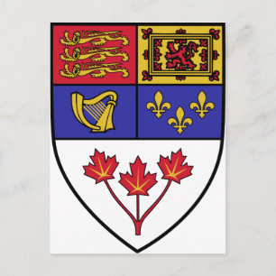 Carte Postale Bouclier canadien, Canada