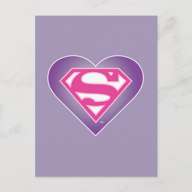 Carte Postale Bouclier du coeur pourpre (Devant)
