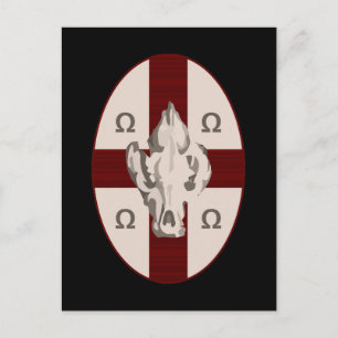 Carte Postale Bouclier Hyena