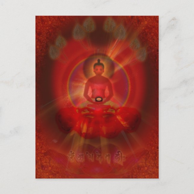 Carte Postale Bouddha d'Amitabha (Devant)
