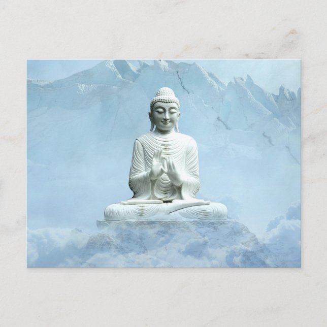 Carte Postale Bouddha dans les nuages (Devant)