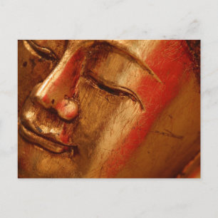 Carte Postale Bouddha d'or unique