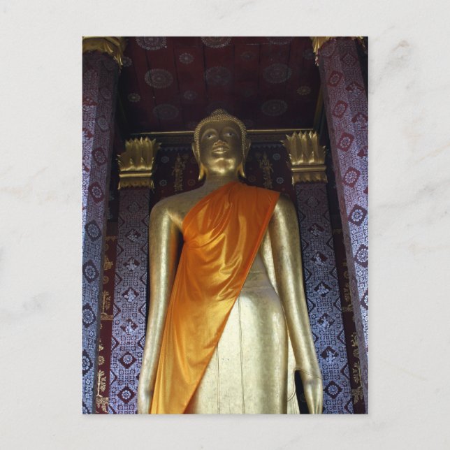 Carte Postale bouddha or sash (Devant)
